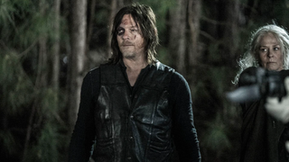 Daryl in The Walking Dead finale.