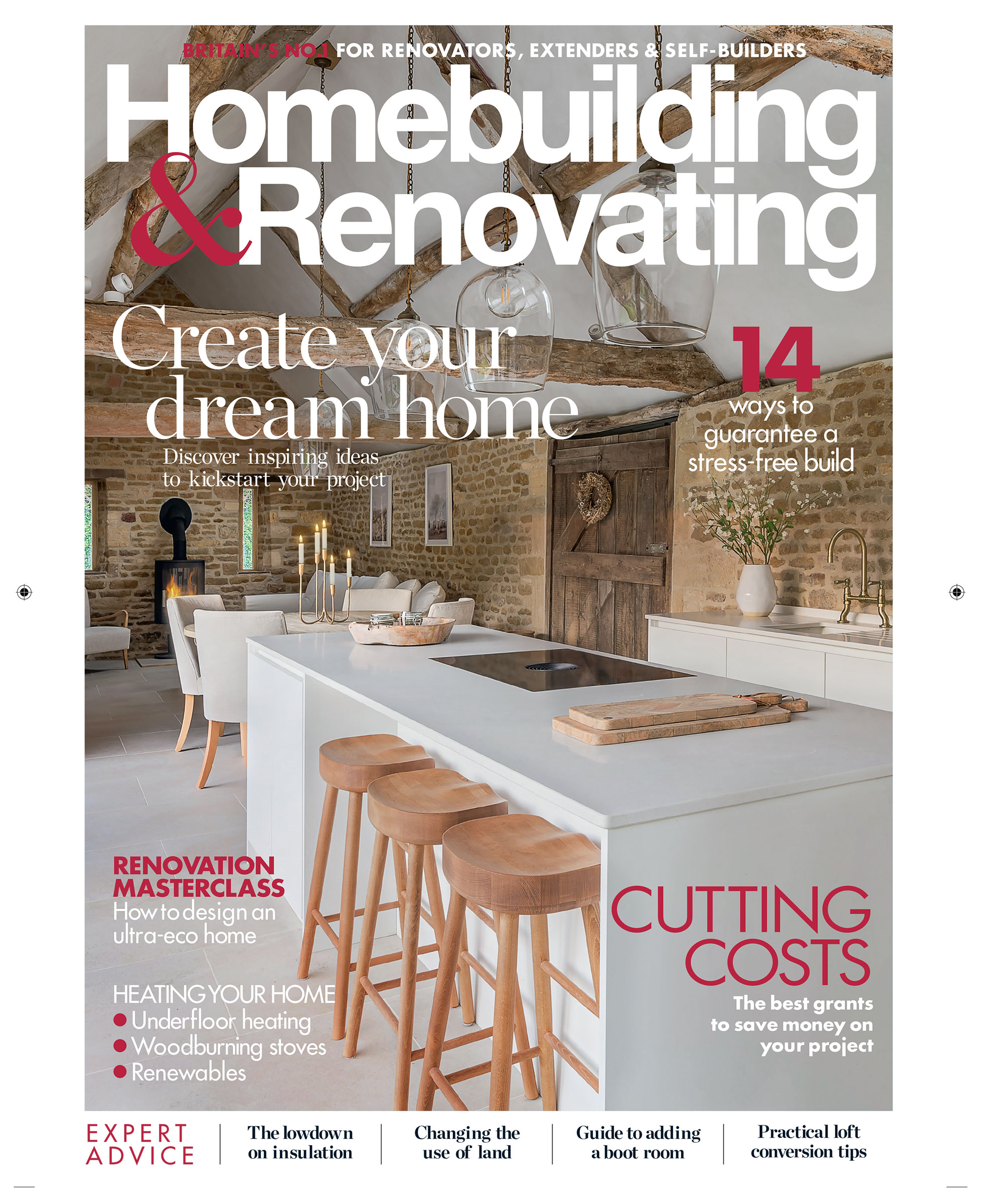 February issue front cover of Homebuilding &amp;amp; Renovating magazine