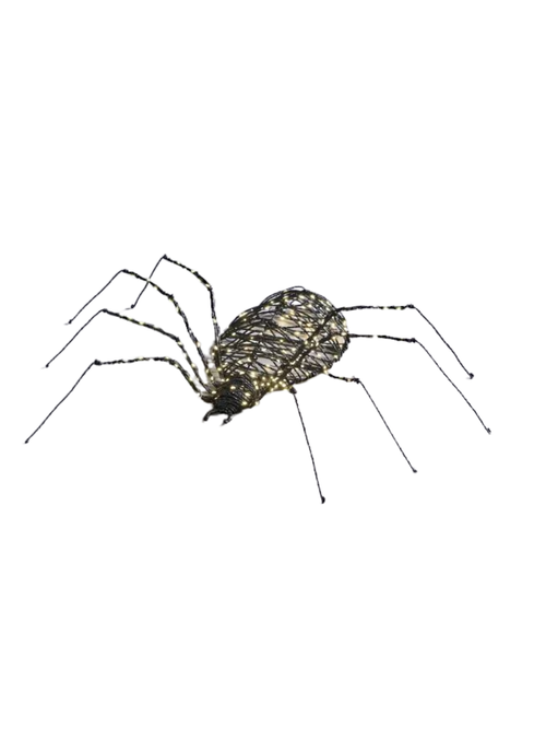 36" Pre-Lit Wired Spider