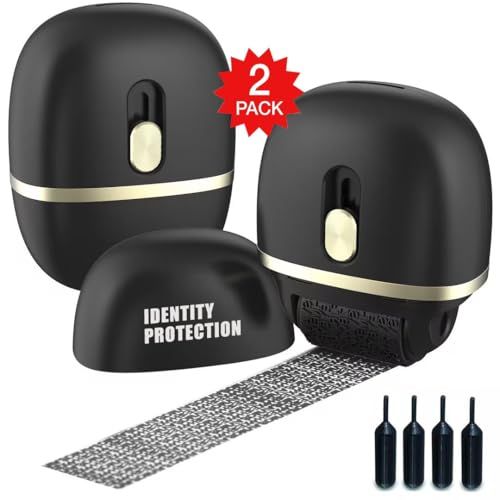 2-Pack Identity Protection Roller Stamps 