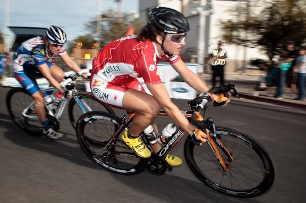 Lea Kirchmann (Optum Pro Cycling) on her way to the win.