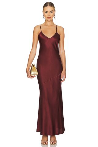 X Revolve Silk Rosalie Dress