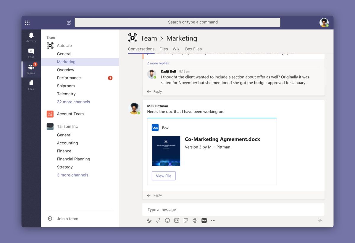 Box brings new integrations to Microsoft Teams and Outlook | Windows ...