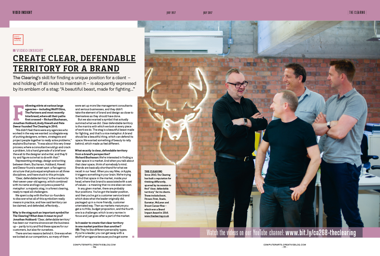 How The Clearing creates "clear, defendable territory" for its clients