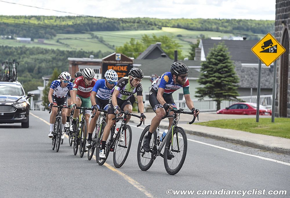 Dan Craven (Cycling Academy Team) at the front