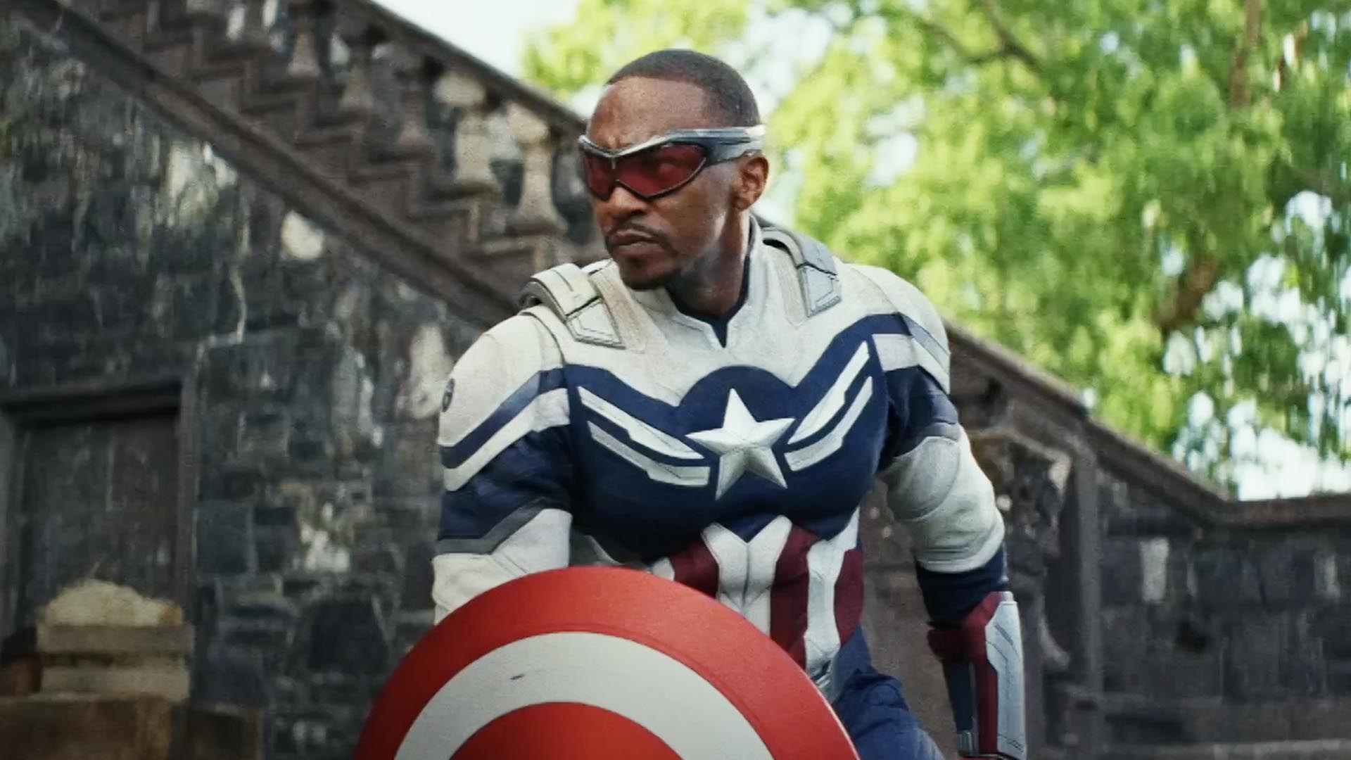 Anthony Mackie in Captain America: Brave New World.