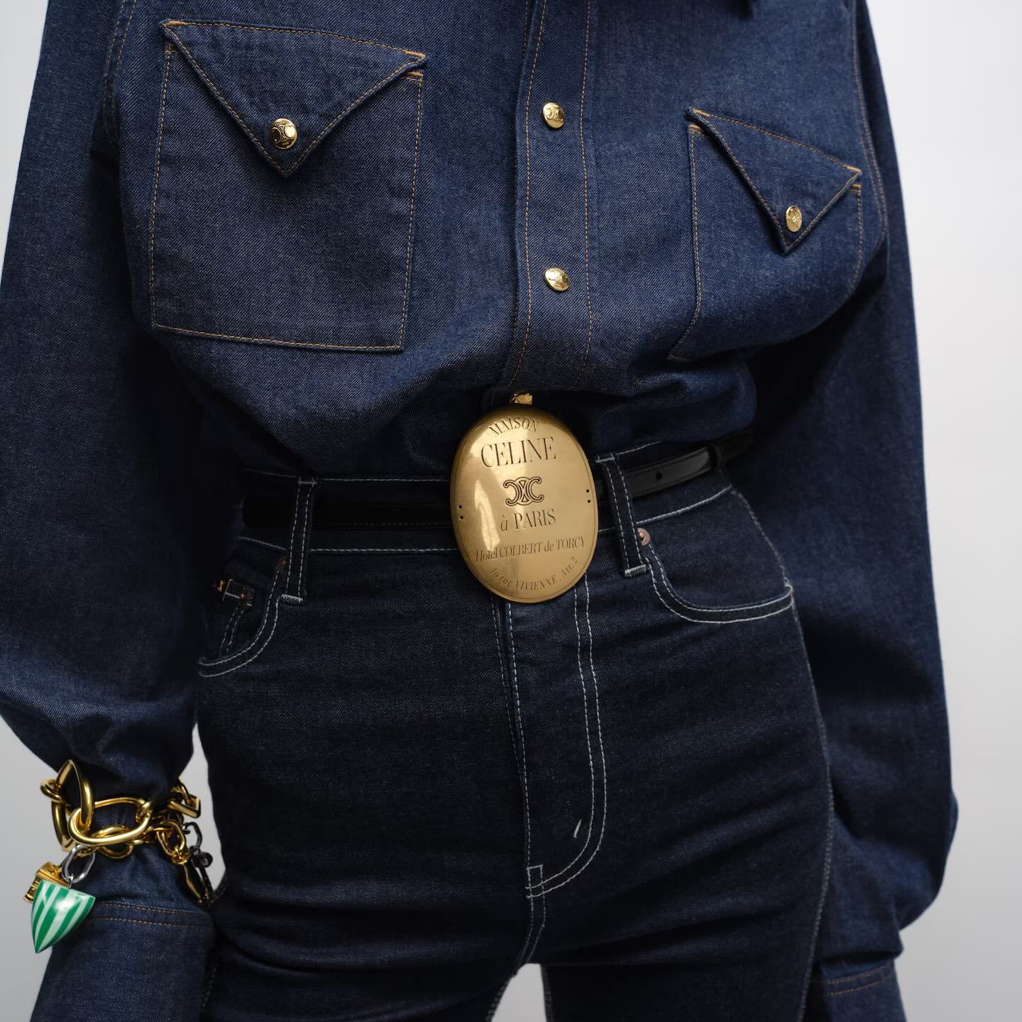 Celine belt campaign imagery