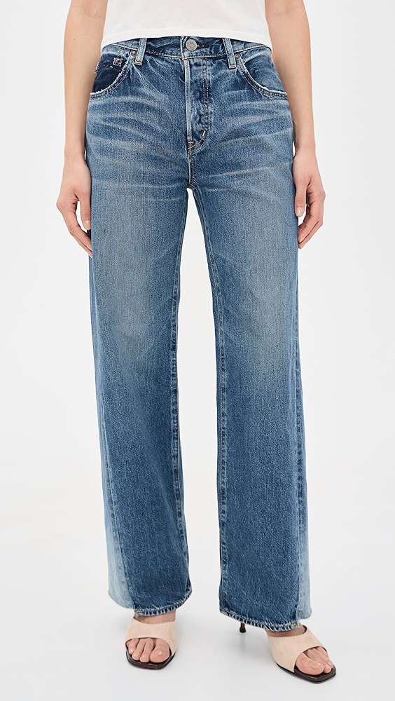 Moussy Vintage Panel Wide Jeans