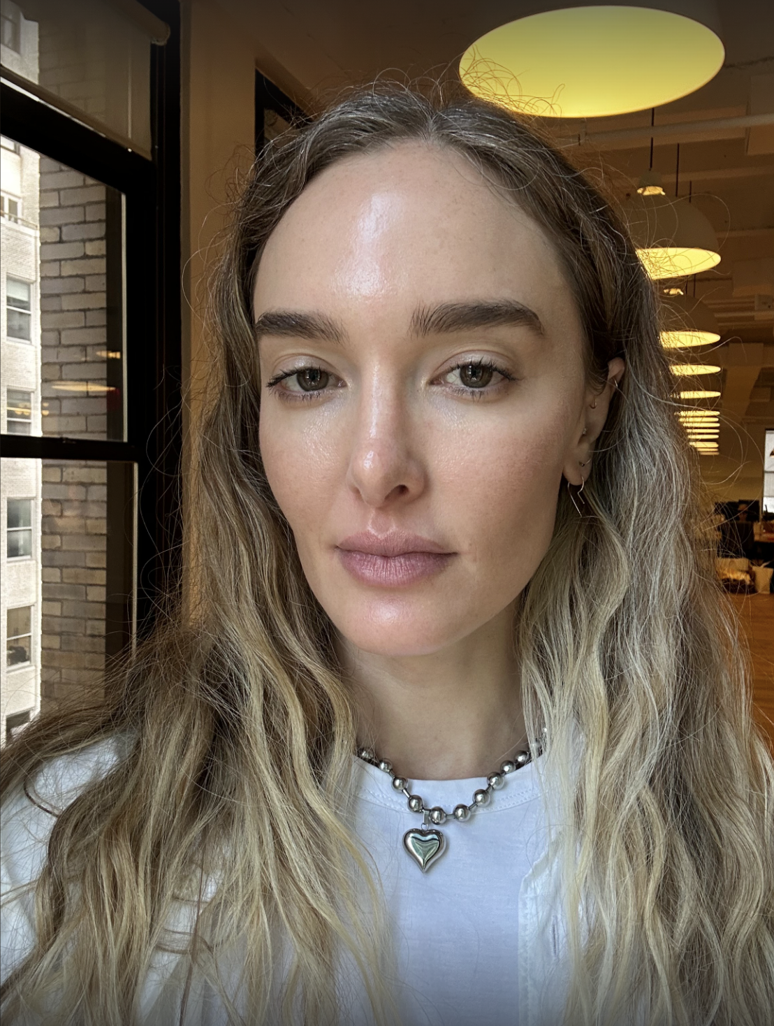 hannah baxter wearing vbb foundation drops