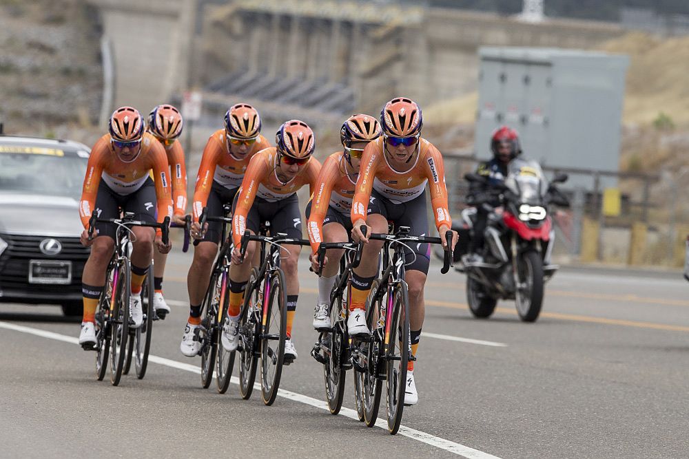 Boels-Dolmans during the TTT at the Women's Tour of California