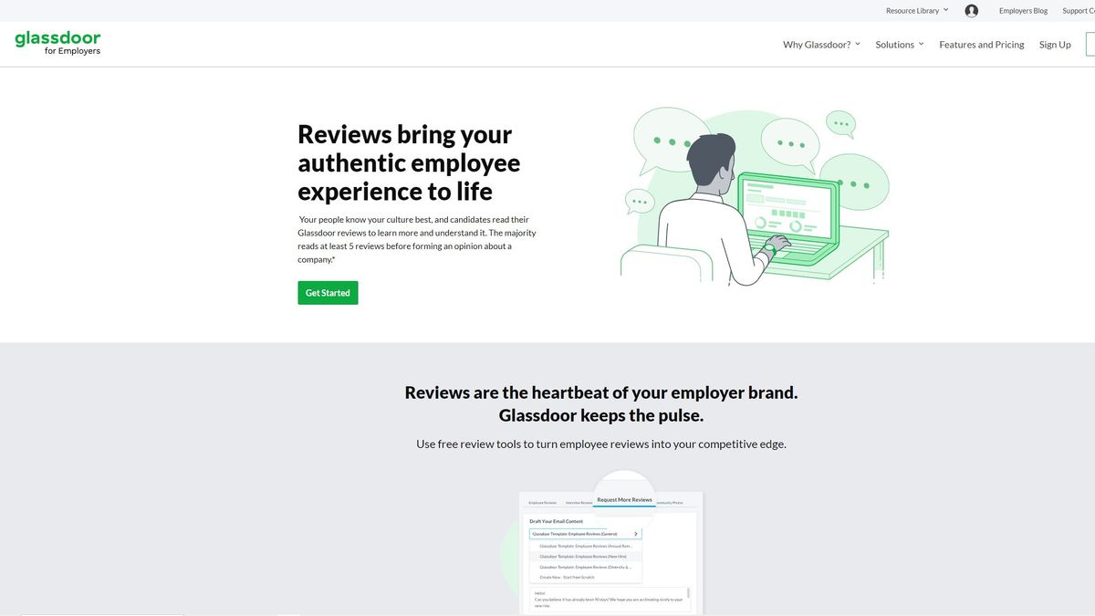 Glassdoor review TechRadar