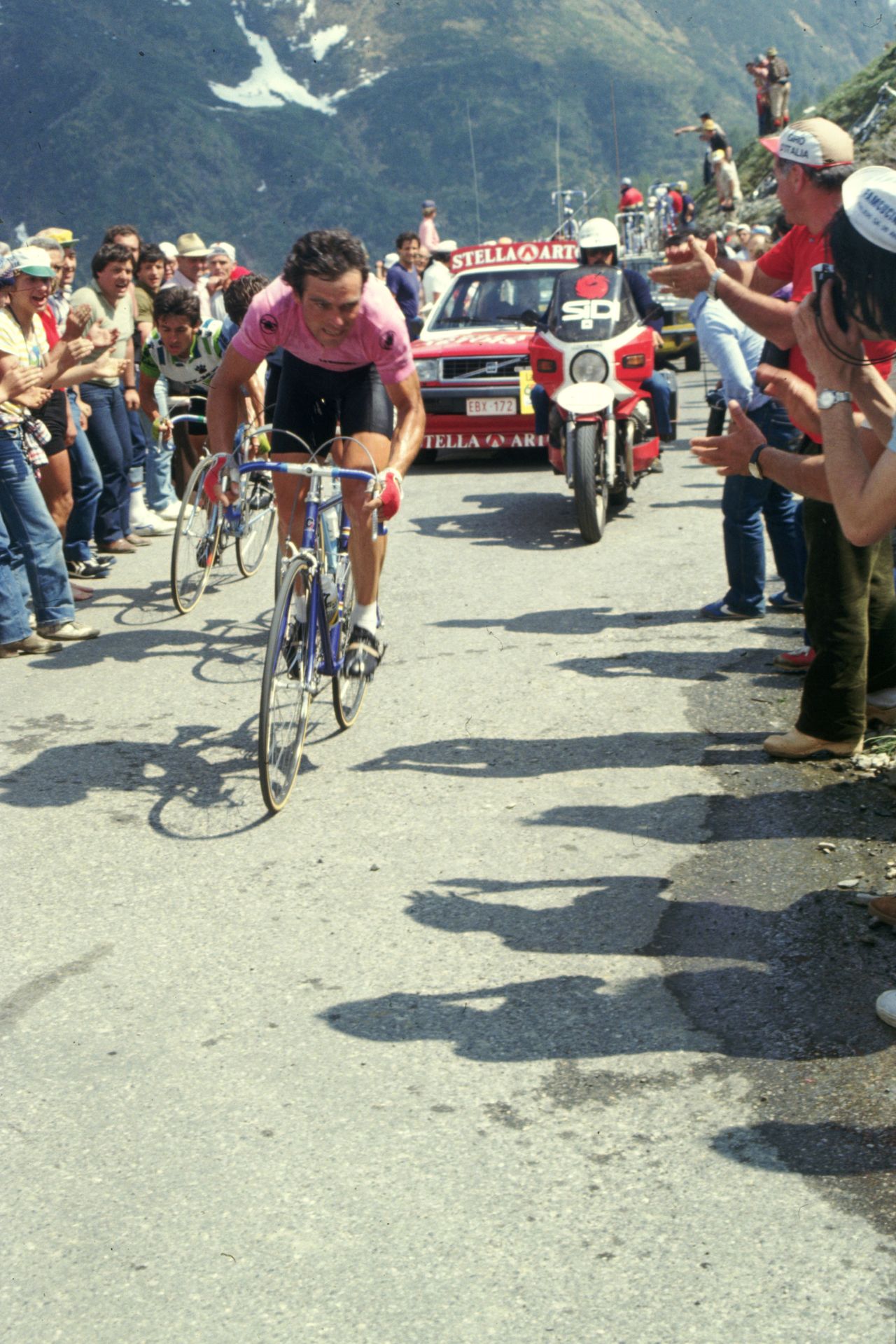 Bernard Hinault during stage 17 of the 1982 Giro dlItalia