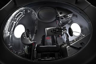 Interior of Red Bull Stratos Capsule