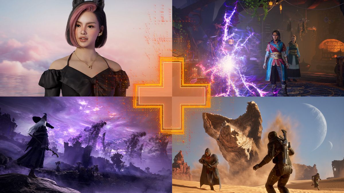 Upcoming PC games 2025 header imagine featuring InZoi / Split Fiction / Elden Ring: Nightreign / Dune: Awakening