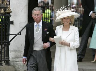 King Charles and Queen Camilla's wedding 2005