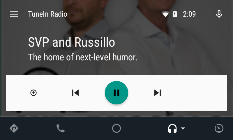 TuneIn Radio on Android Auto