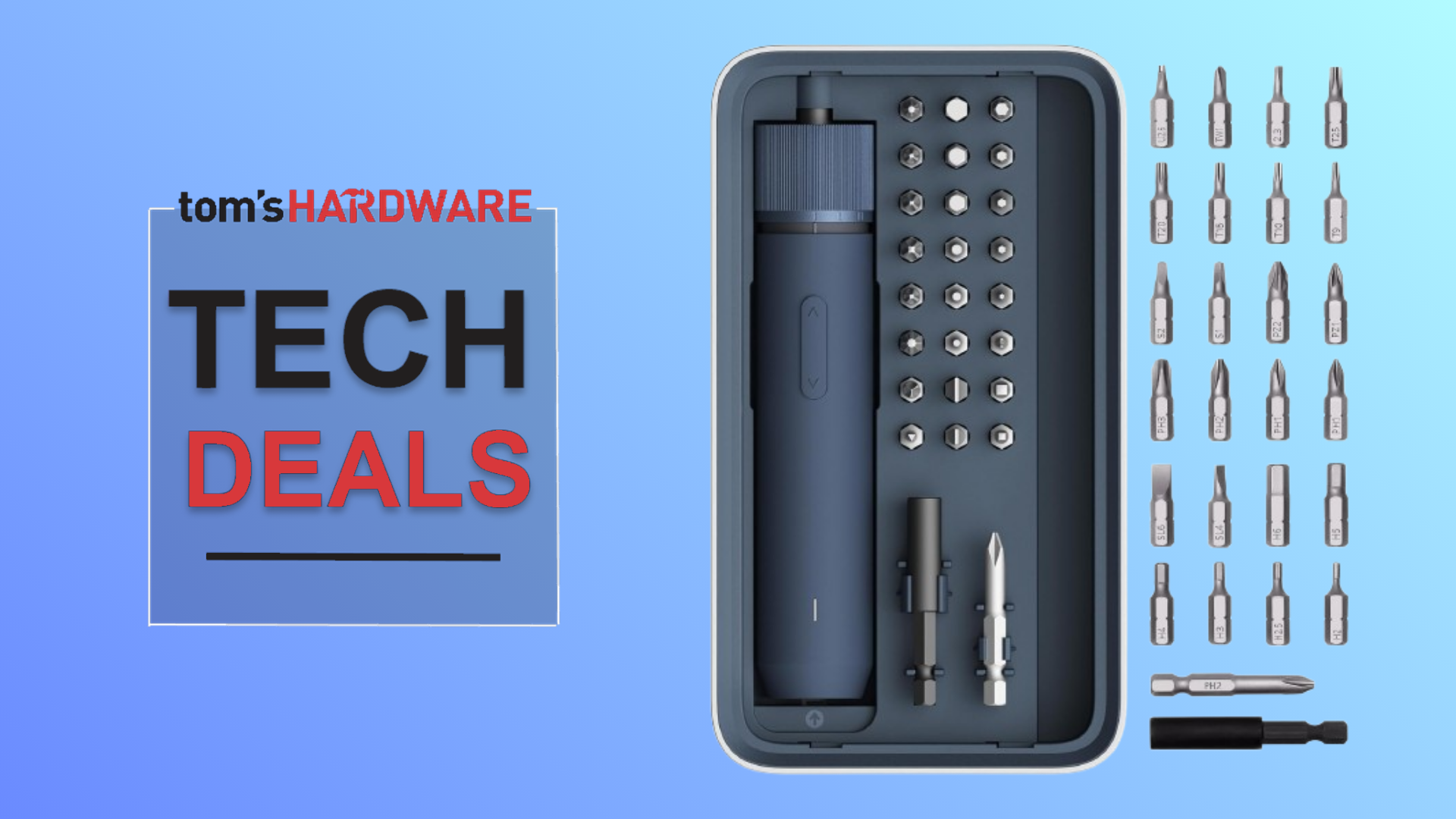 Hoto 25-bit electronic screwdriver set deal