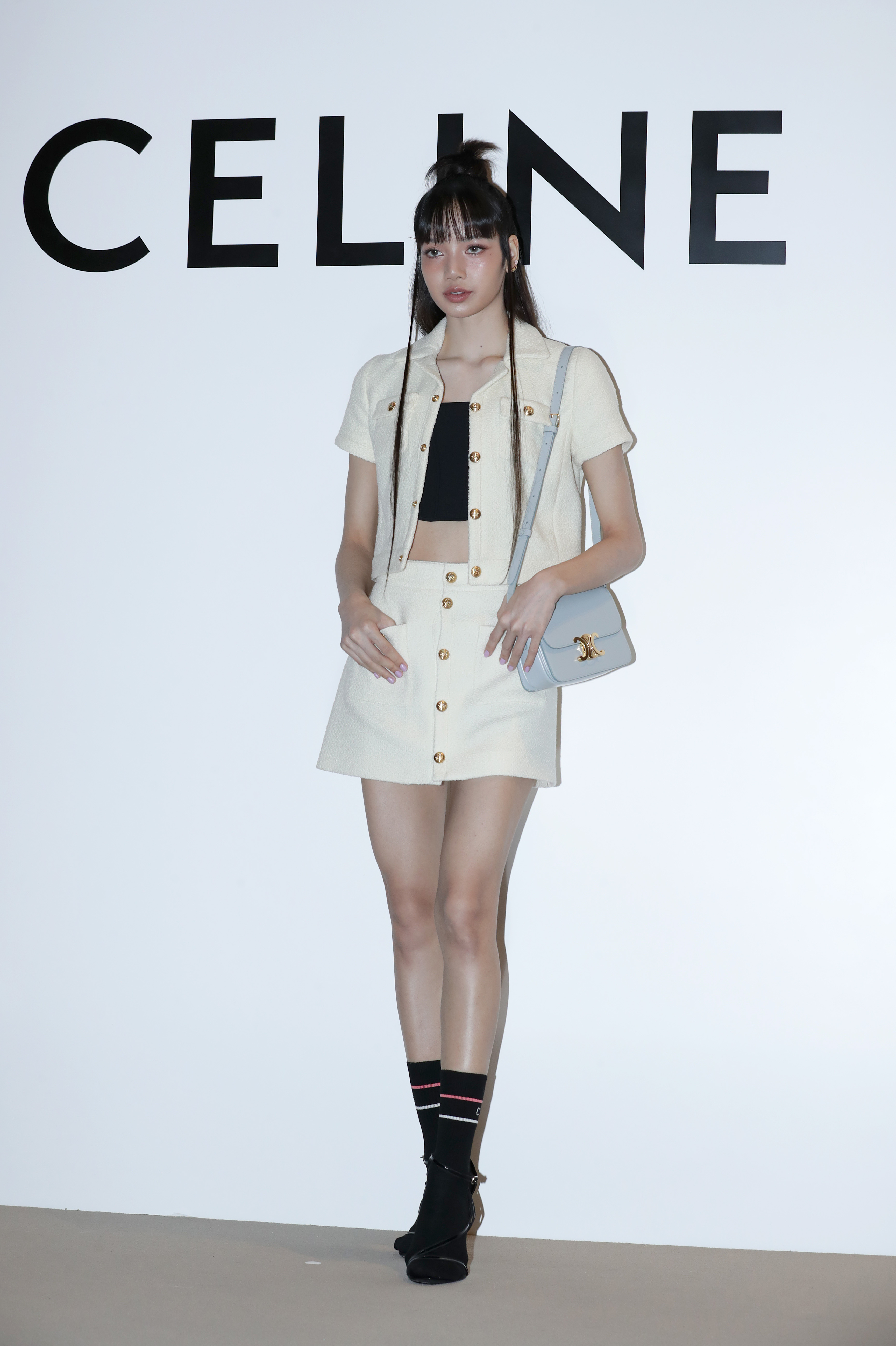 Lisa aka Lalisa Manoban of girl group BLACKPINK is seen at the 'CELINE' pop-up store opening at The Hyundai on March 30, 2023 in Seoul, South Korea. (Photo by Han Myung-Gu/WireImage)