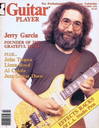 Jerry Garcia adorns the cover of the October 1978 issue of Guitar Player