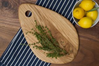 Handcrafted Oval Chopping Board from Wearth London