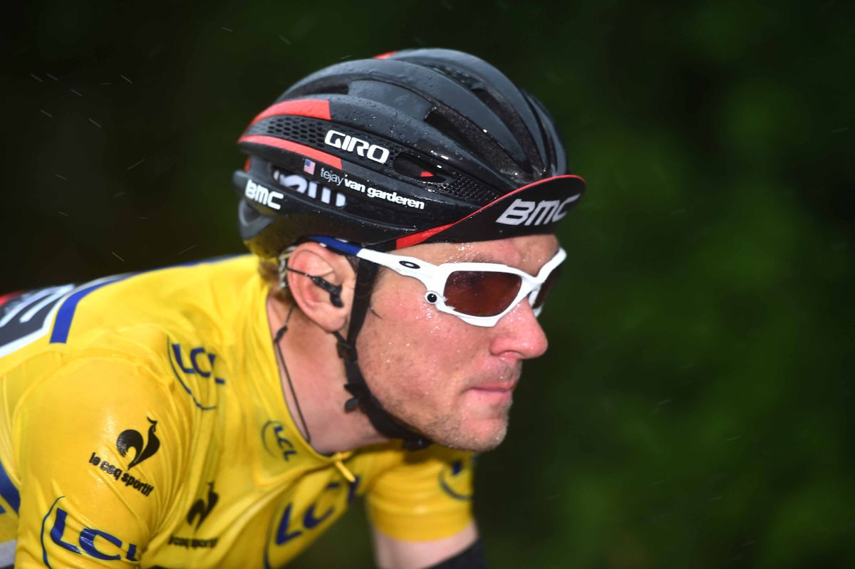 Tejay van Garderen was isolated towards the end