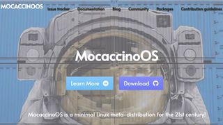 Website screenshot from MocaccinoOS (November 2024)