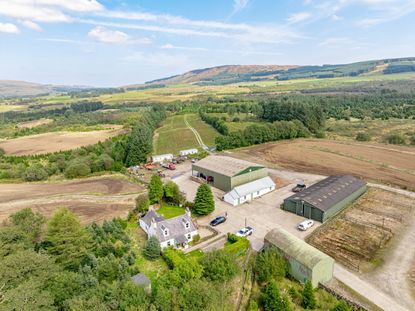 The heart of the estate, with three-bedroom farmhouse.