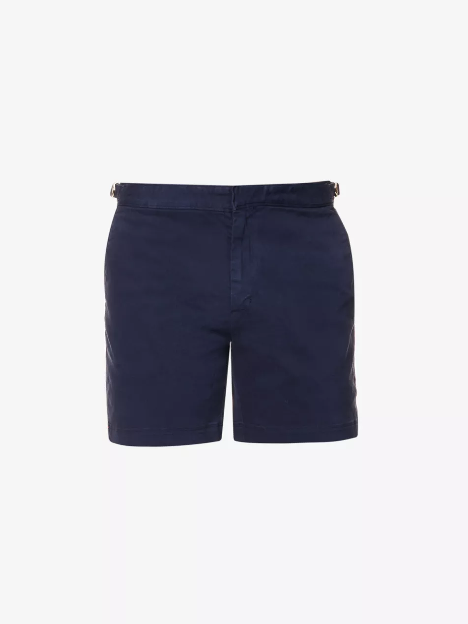 Bulldog Stretch-Cotton Swim Shorts - 28
