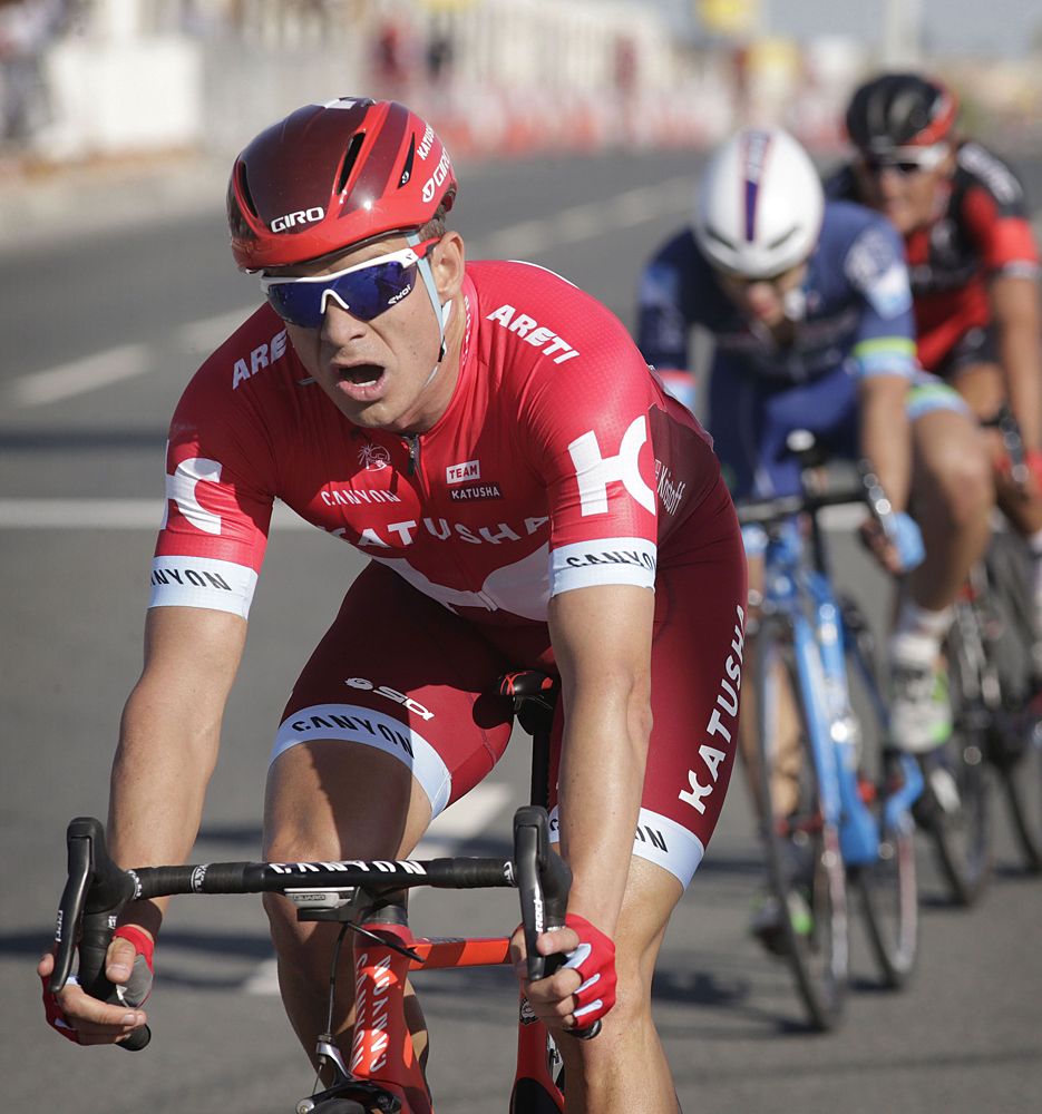 Alexander Kristoff (Katusha) wins stage 2 at Tour of Qatar