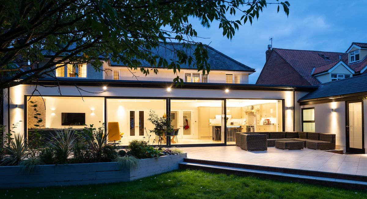 rendered contemporary extension