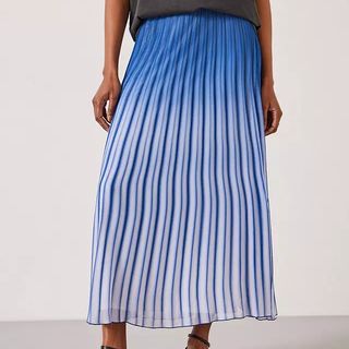 HUSH Ombre Plisse Skirt