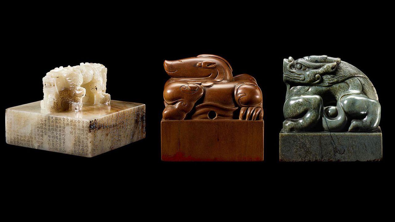 Three Chinese imperial seals © Sotheby&amp;#039;s