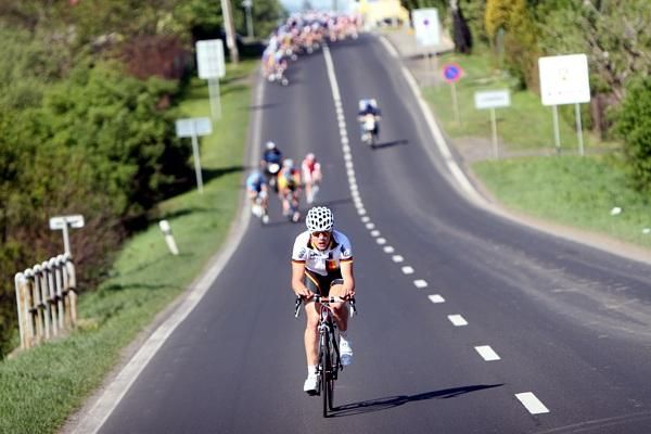 One of the German rider makes an attack