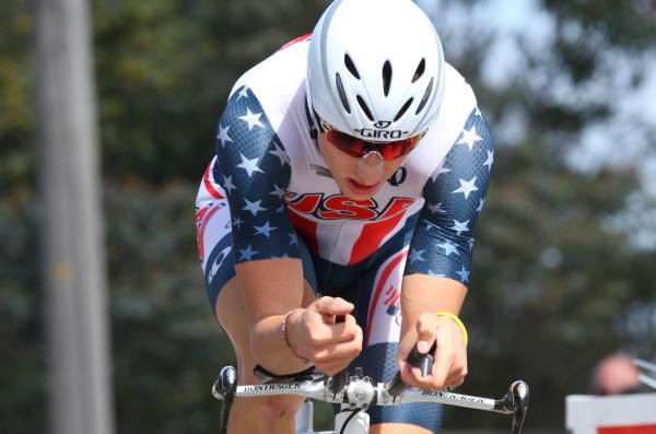 Taylor Phinney (United States) races toward victory