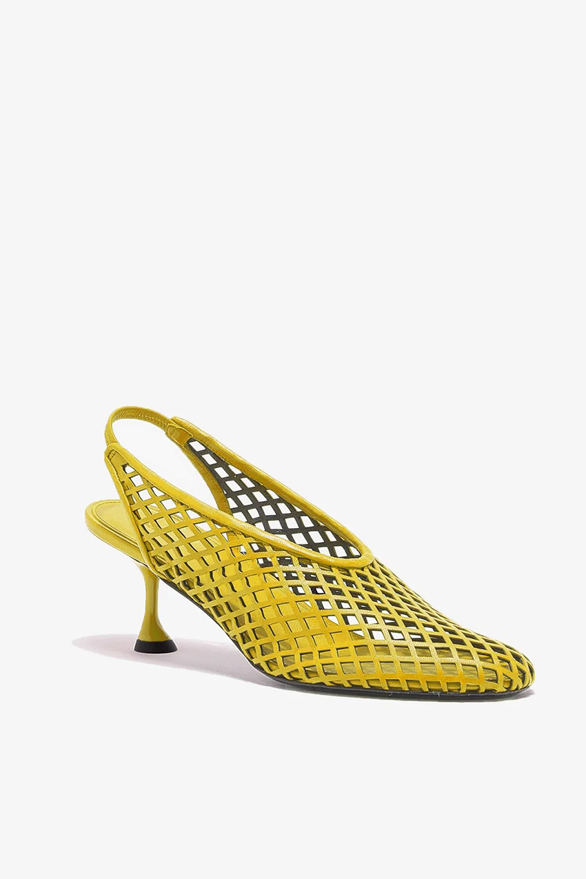 Proenza Schouler Tee Perforated Slingback Pumps