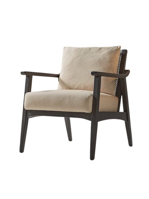 Cane Webbing Armchair - Black