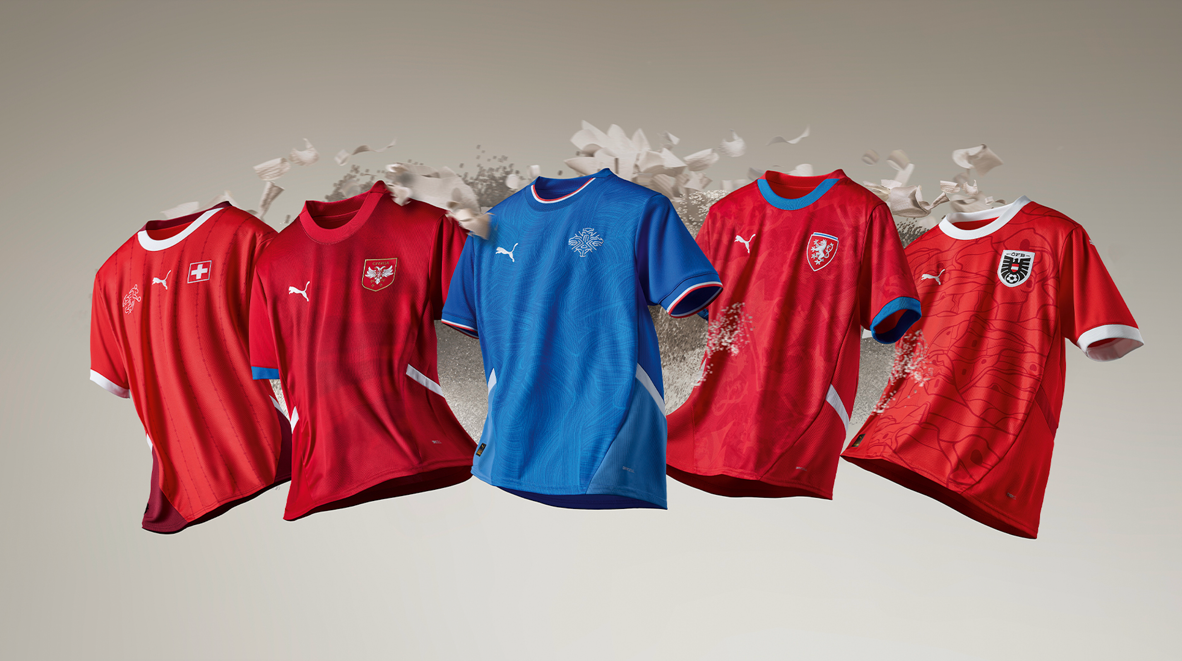 Puma Euro 2024 kits