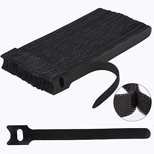 Nettbe 60 Pcs 6 Inches Reusable Cable Ties