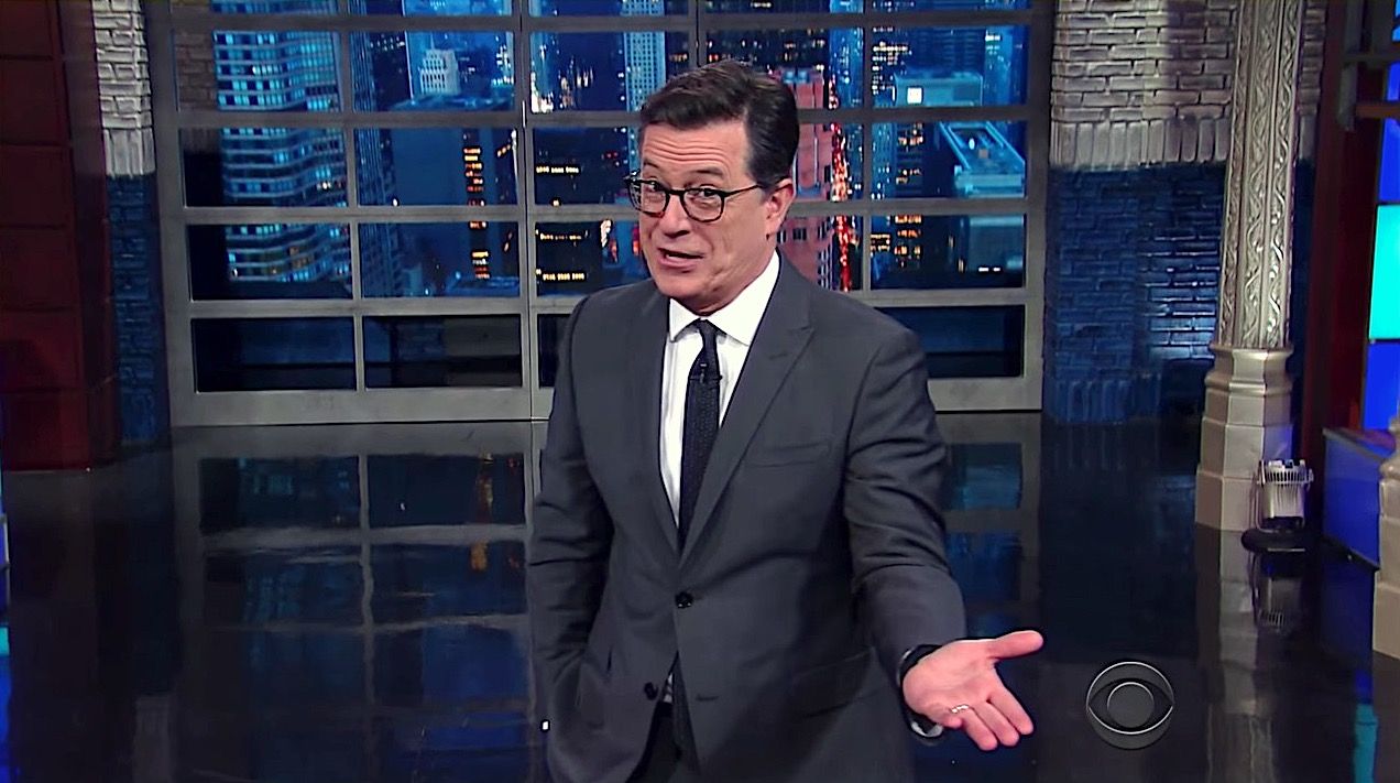 Stephen Colbert is still terrified over President Trump