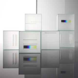 Osborne uses colour to investigate the properties of glass