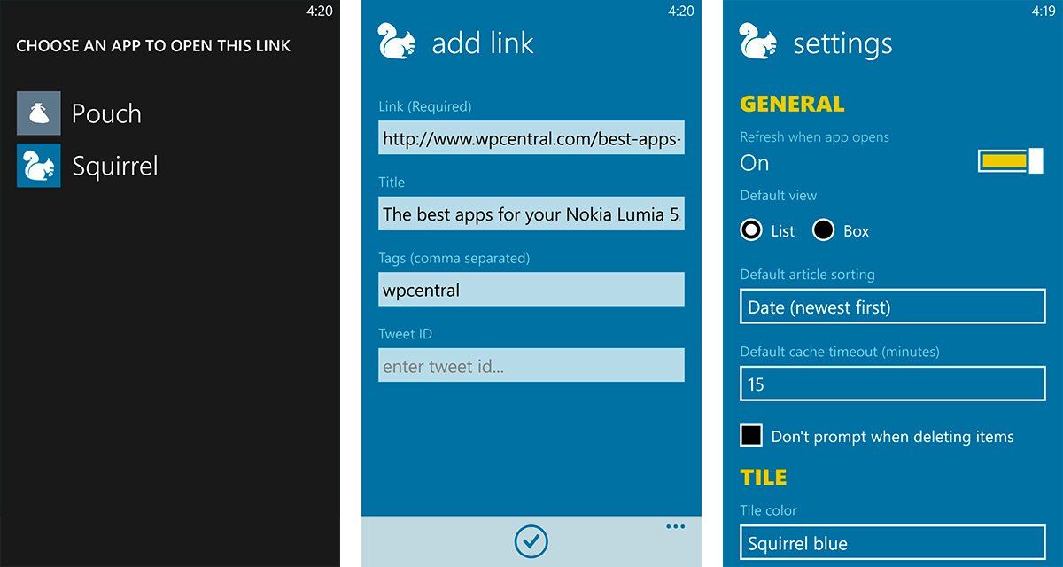 Squirrel is a stellar new Pocket app for Windows Phone 8 Windows Central