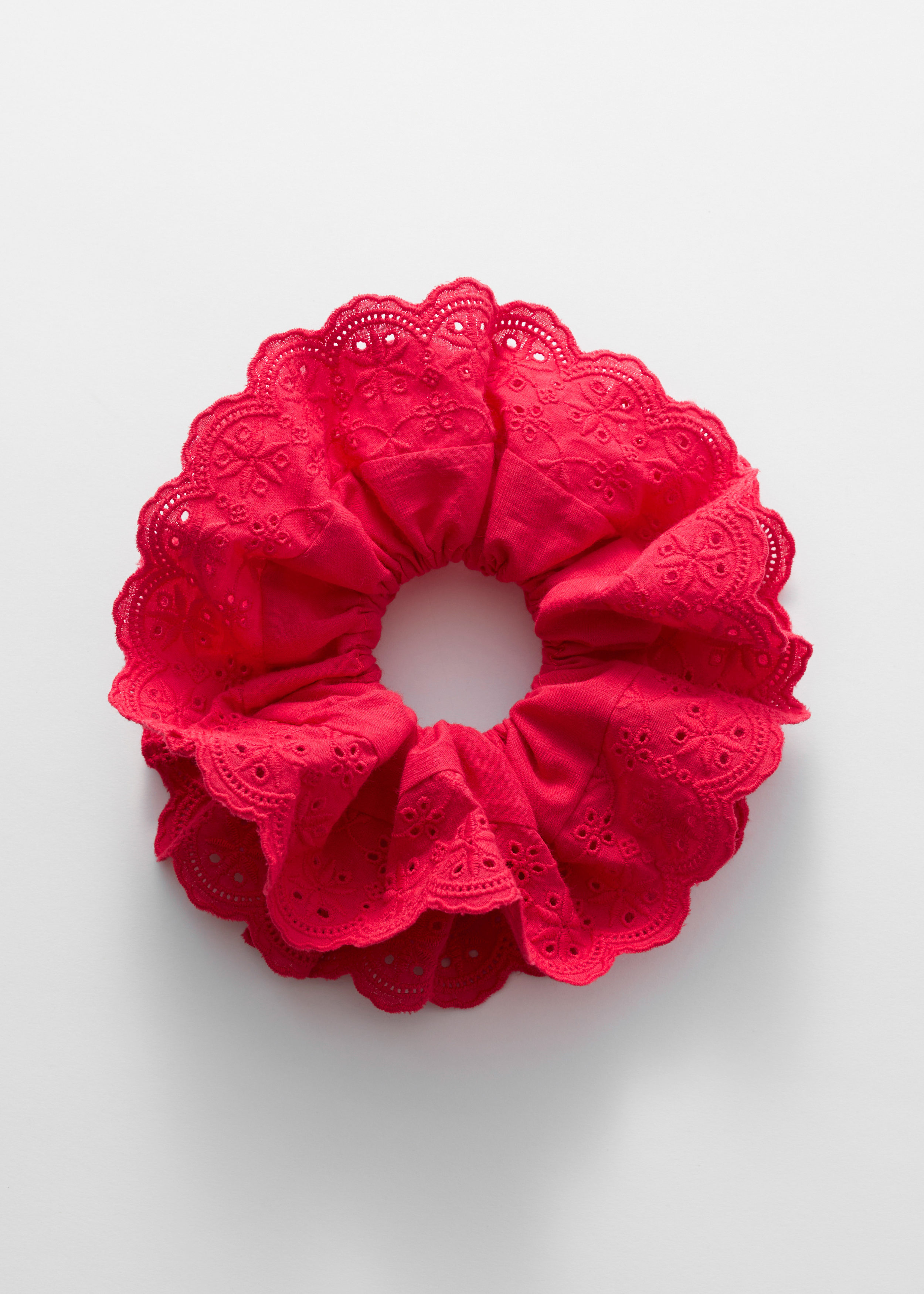 Broderie Anglaise Scrunchie