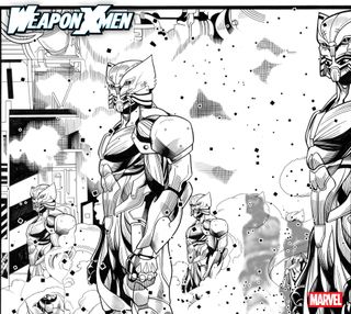 Wolverine Model Decoys in Weapon X-Men #2