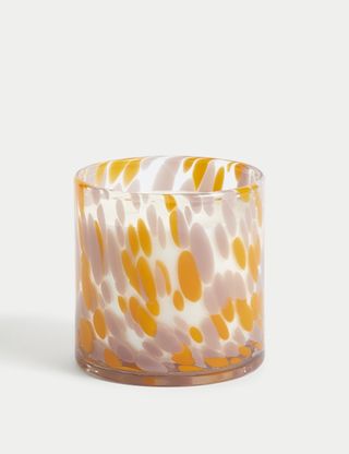 Yuzu & Pomegranate Confetti Glass Scented Candle