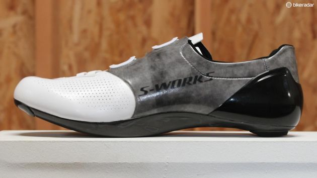 Specialized uses Dyneema (the gray part) in the uppers of its S-Works 6 shoes