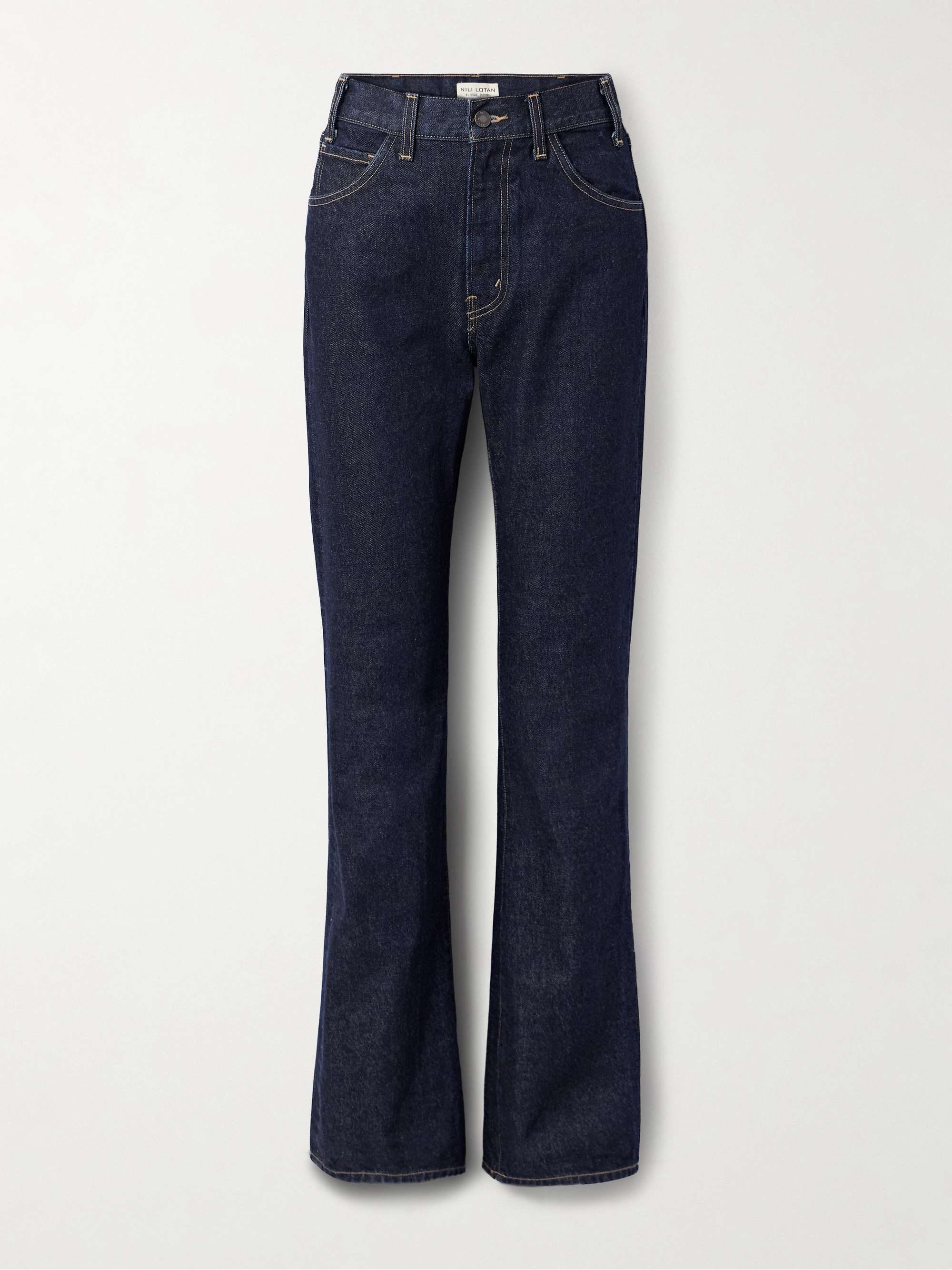 Joan High-Rise Straight-Leg Jeans