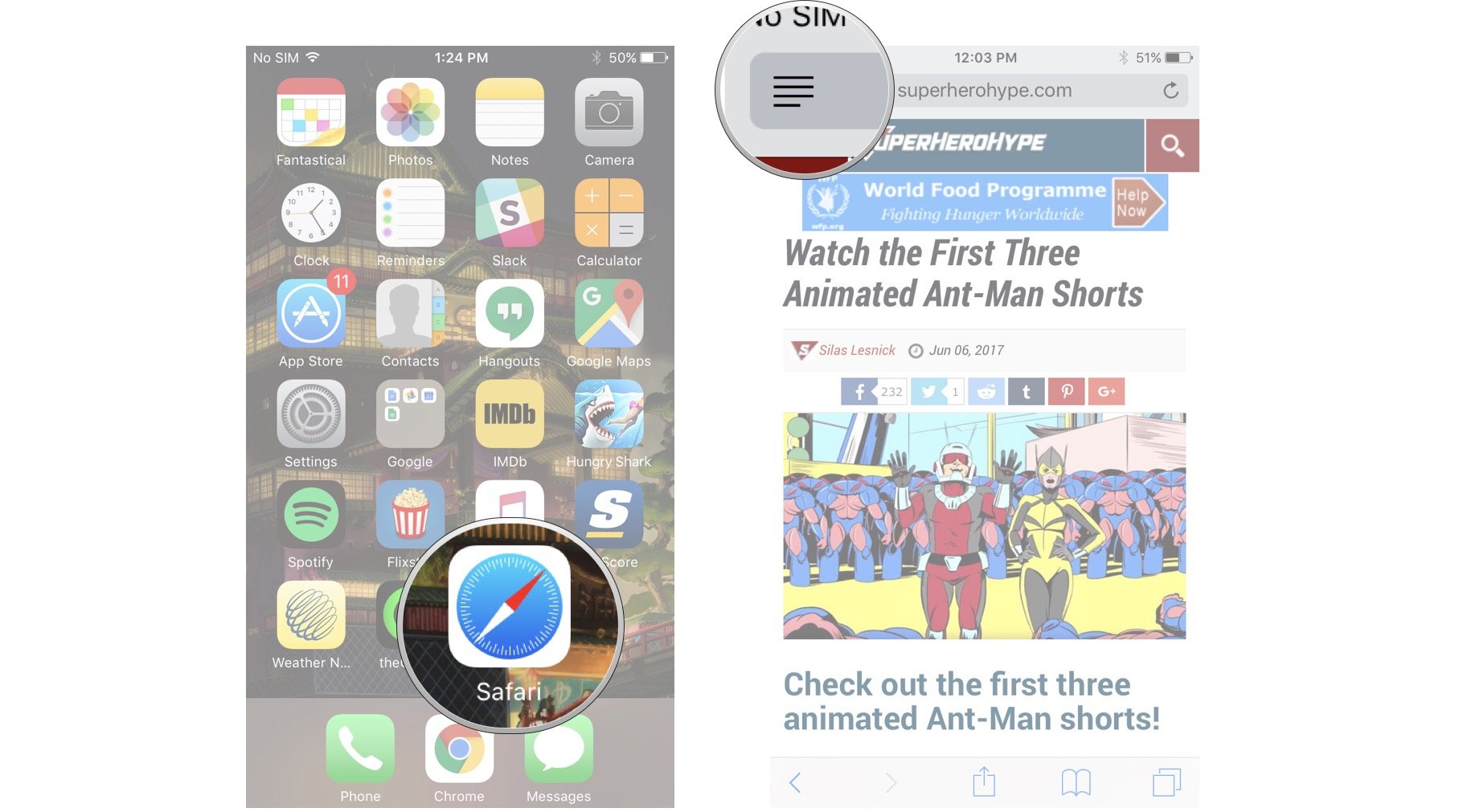 ios safari screen reader