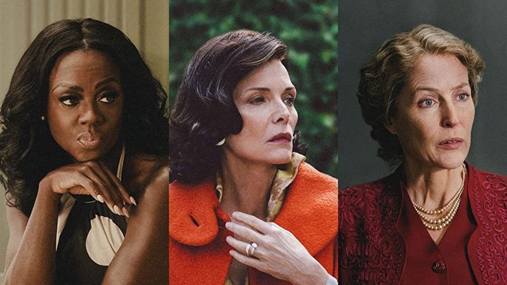 Viola Davis, Michelle Pfeiffer, and Gillian Anderson in Showtime&#039;s The First Lady