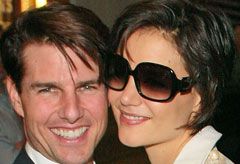 Katie Holmes and Tom Cruise