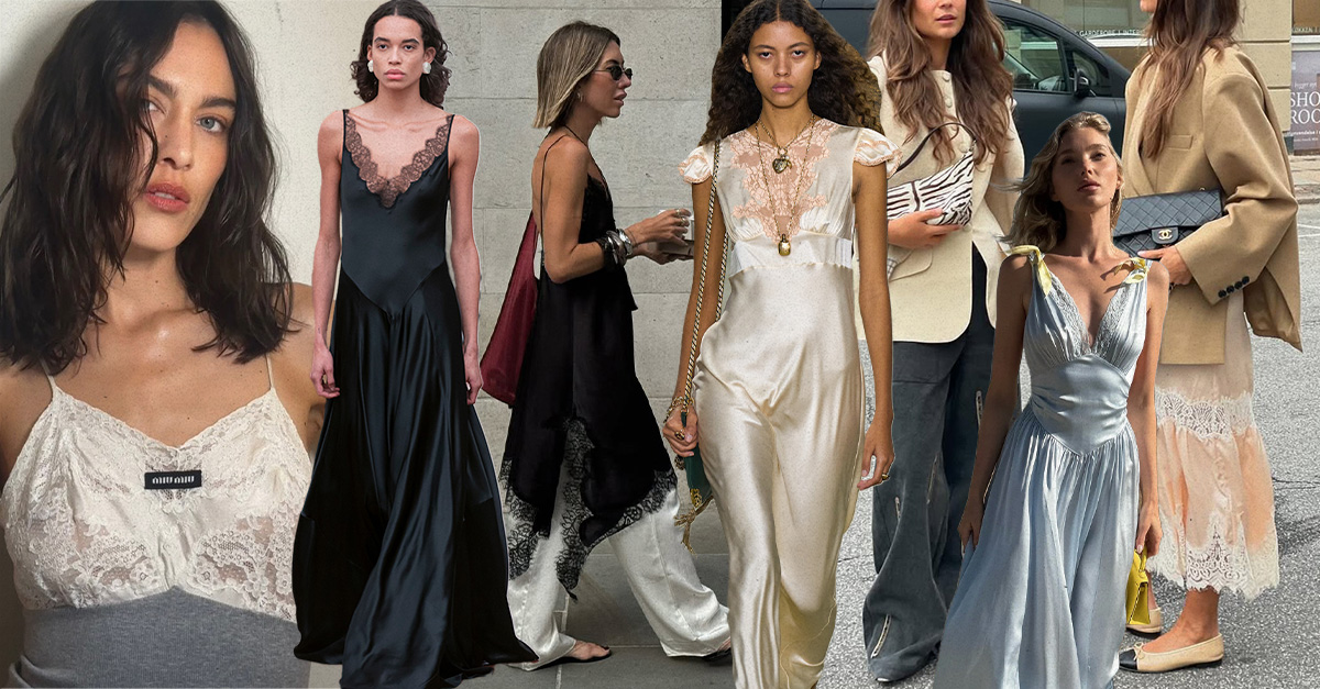 Skip Jeans and Pants—Fall’s Lace-Trim Dresses Are Prettier